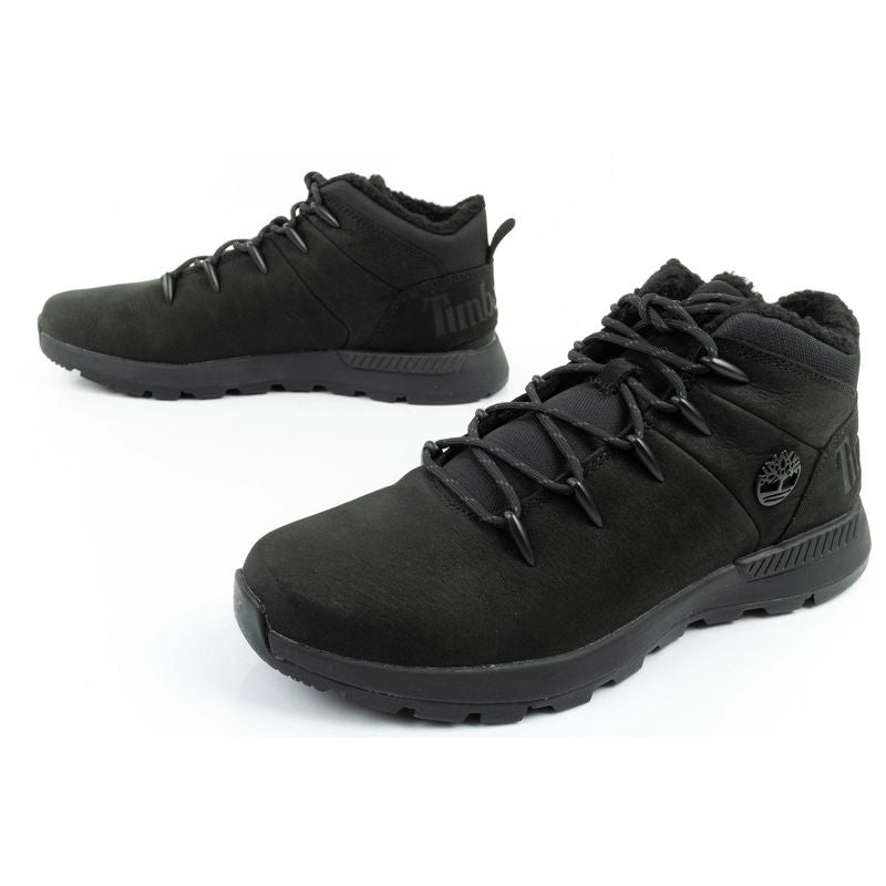 Timberland Men's Sprint Trekker Mid Insulated Hiking Boots, Black Timberland