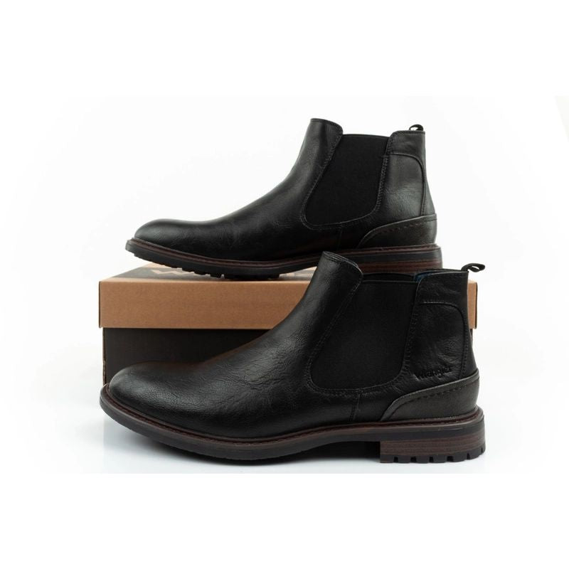 Wrangler Randy men's shoes Chelsea boots elegant fashionable slip-on black In preparation Your Sports Performance