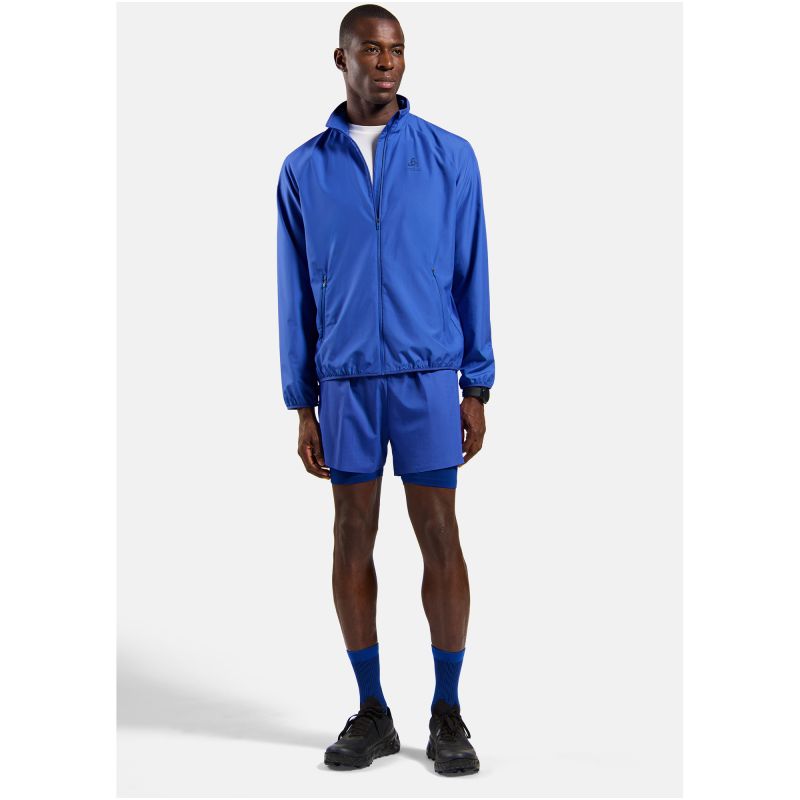 Men’s Odlo 2-in-1 Shorts ZEROWEIGHT 5 INCH, blue