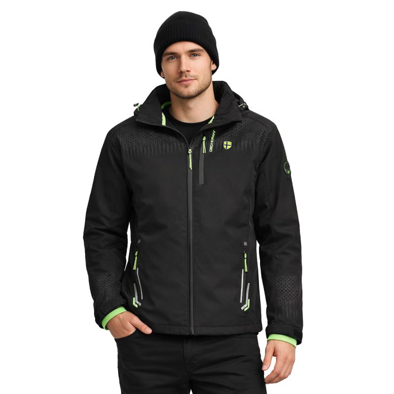 Softshell Men's Geographical Norway Trelino Black-Green Db Men 0124 black / green (WZ8556H/GN-Black / Green) Geographical Norway