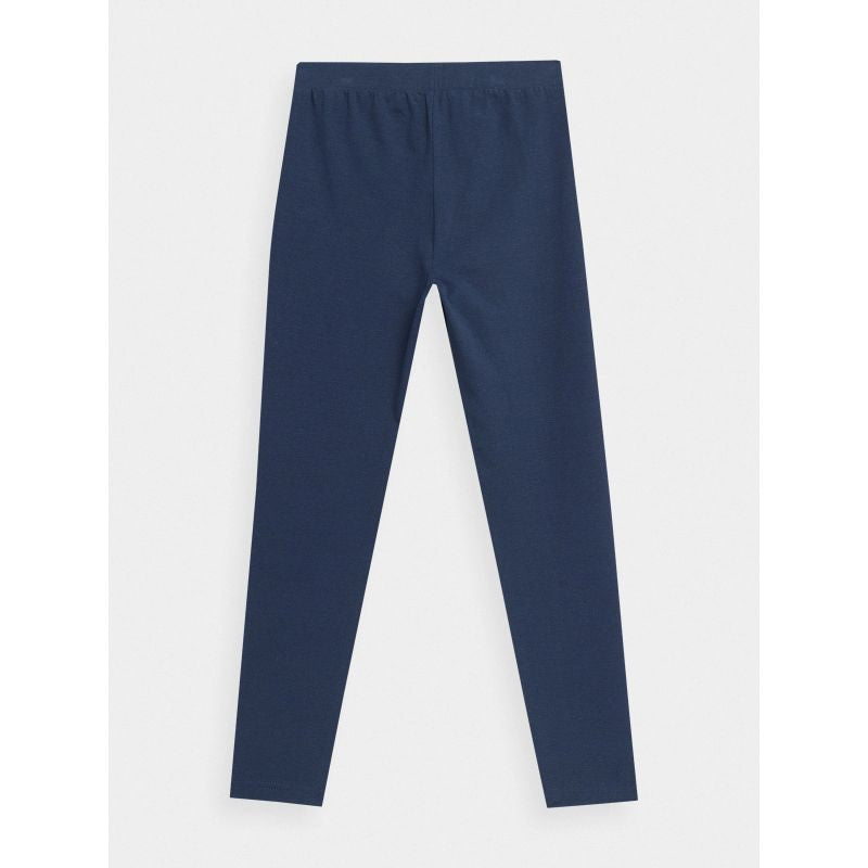 Girls' elastic cotton leggings 4F Junior 4f