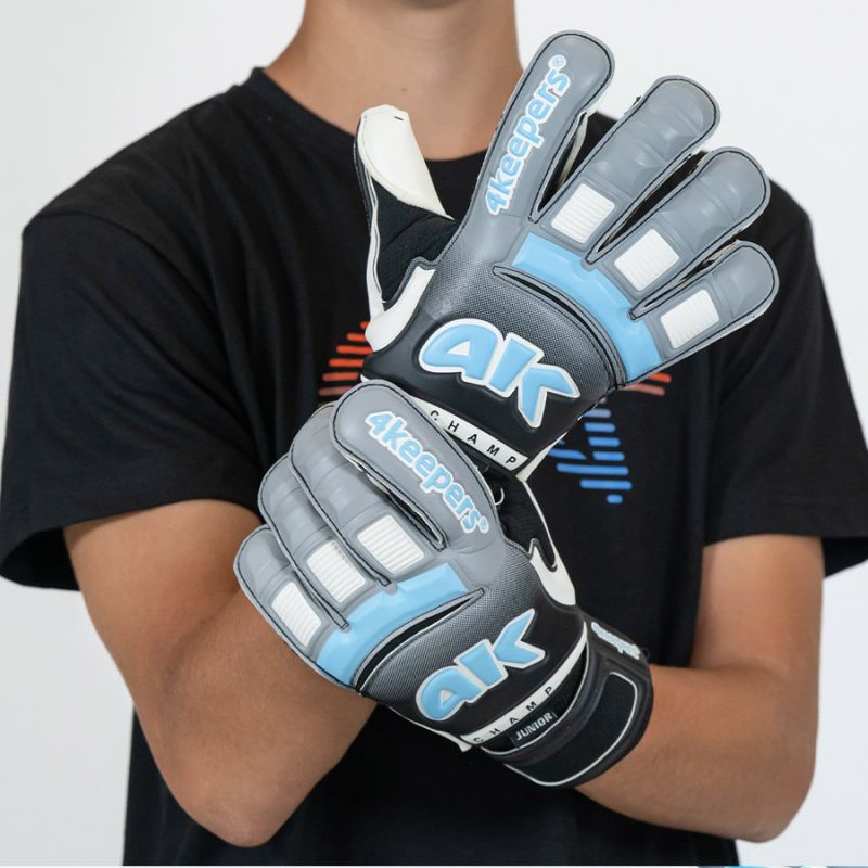 4keepers Champ VI HB Jr goalkeeper gloves S906563 Accessories/Gloves/4keepers Your Sports Performance