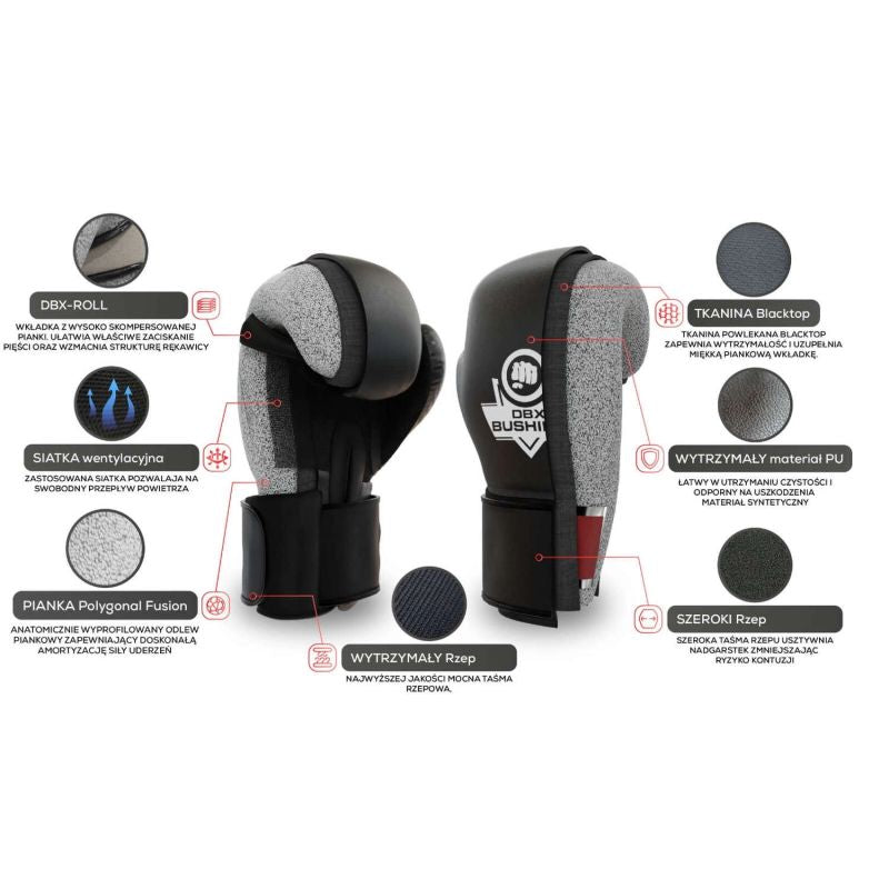 10oz Boxing Gloves - Black Master - Valor Series rękawice treningowe Your Sports Performance