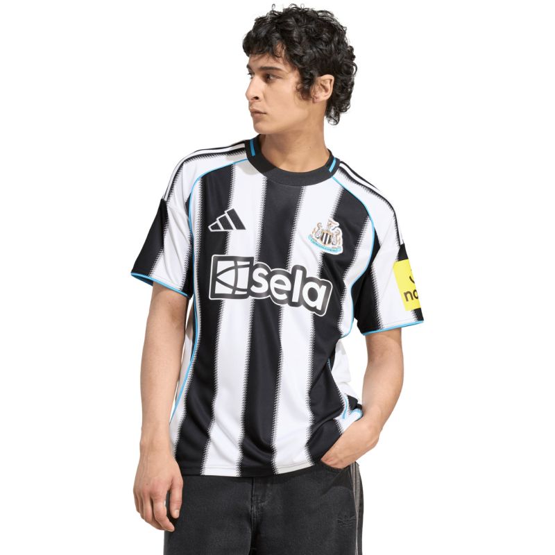adidas Newcastle United FC 25/26 Home Men's Jersey White/Black JI7382 In preparation Adidas