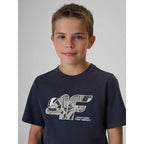 Boys' regular-fit graphic T-shirt 4F 4FJRAW26TTSHM4349-22S