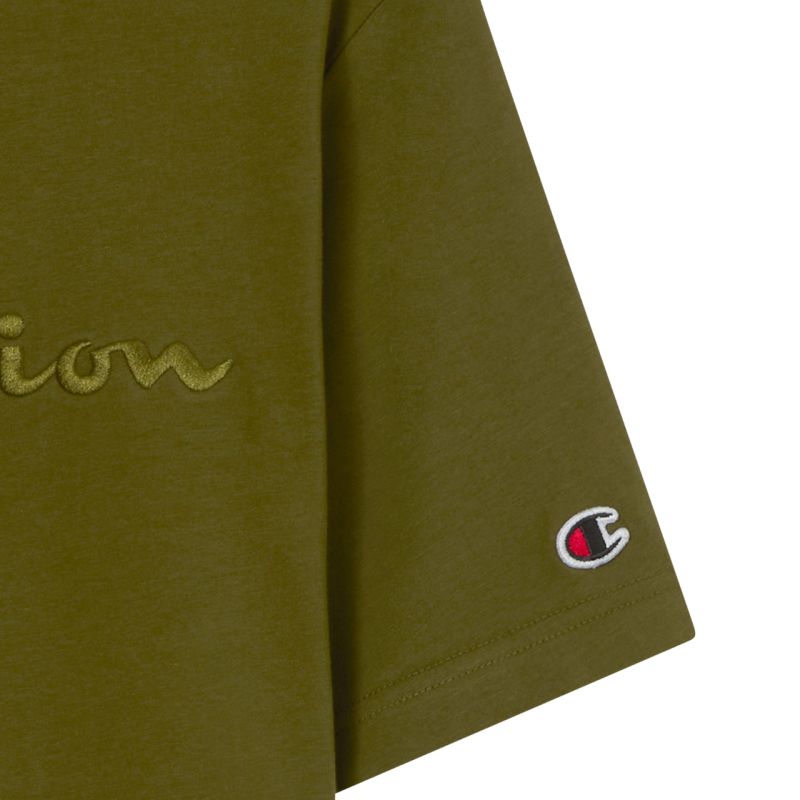 Men's Champion SS Tee Olive 220273 GS585 In preparation Your Sports Performance