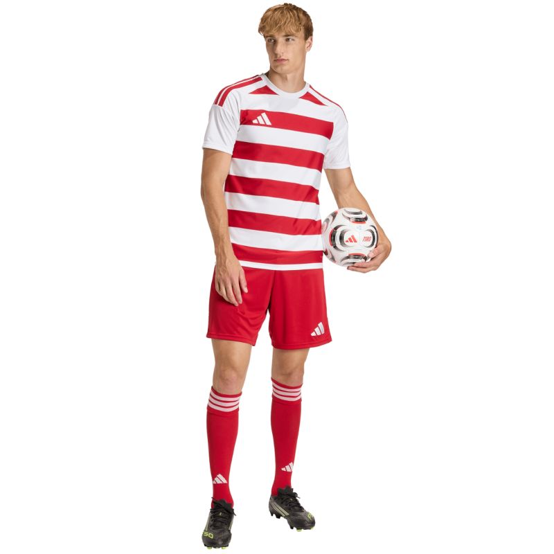 adidas Men's Hooped 26 Jersey White-Red KF3388