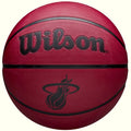 Wilson NBA Team Tribute Solid Miami Heat Ball WZ4025416XB Basketball Ball Accessories/Balls/Basketball Your Sports Performance
