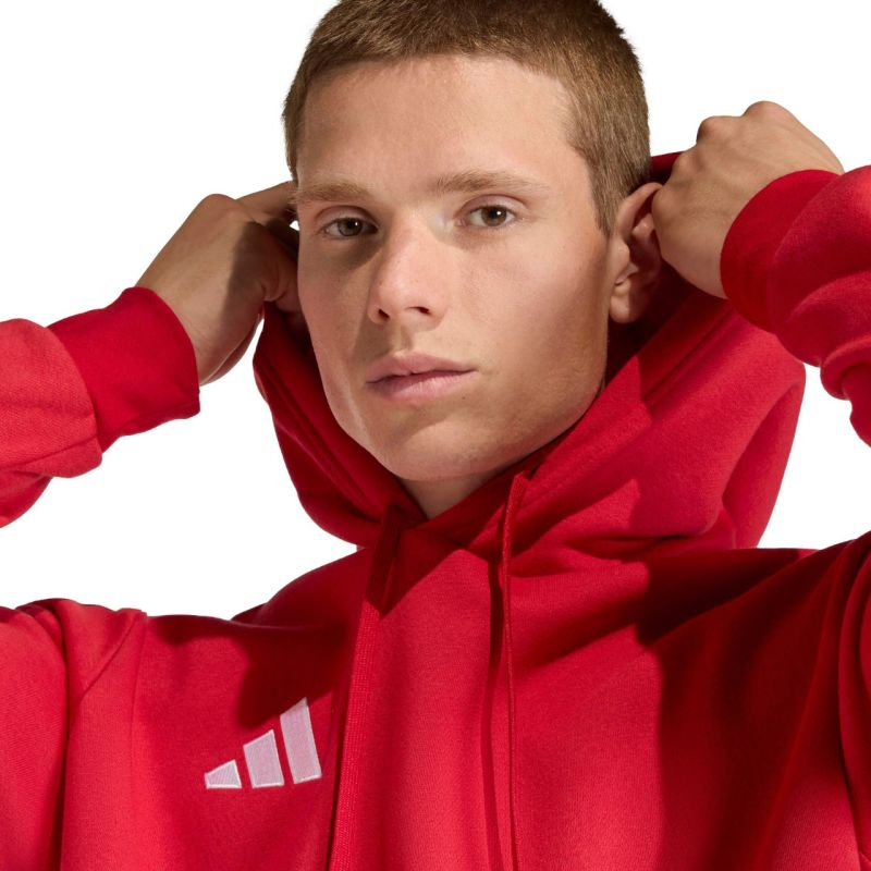 Men's adidas Entrada 26 Hoody red JZ6576 To be categorized Your Sports Performance