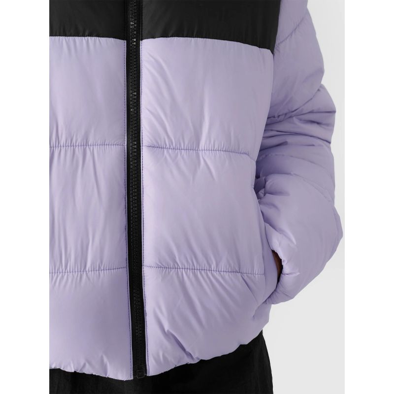 Girls' down jacket with synthetic filling 4F Junior 4FJWAW24TDJAF452-51S *Kategoria tymczasowa Your Sports Performance