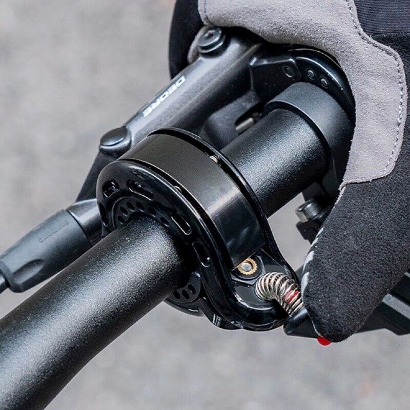 Rockbros 34210028001 Q-shaped bicycle bell - black Accessories/Bicycle/Akcesoria rowerowe Your Sports Performance