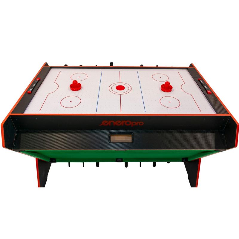 3-in-1 ROTARY GAME TABLE BILLIARDS TABLE FOOTBALL AIR HOOK-UP 121x84.5x85.3CM BLACK Accessories Your Sports Performance