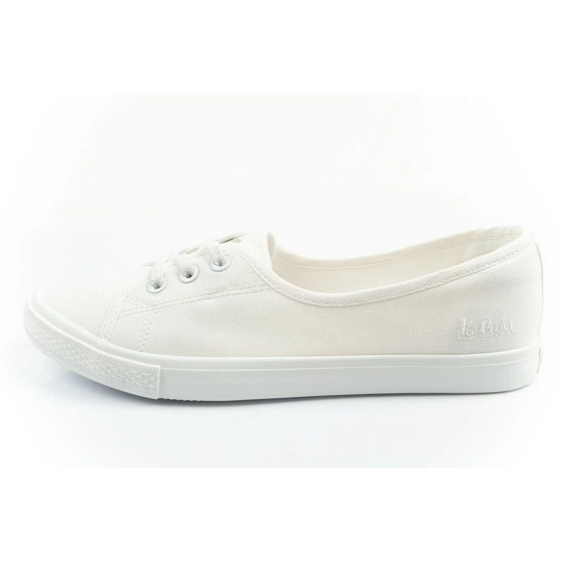 Lee Cooper shoes women's sneakers sporty white slip-on ballet flats