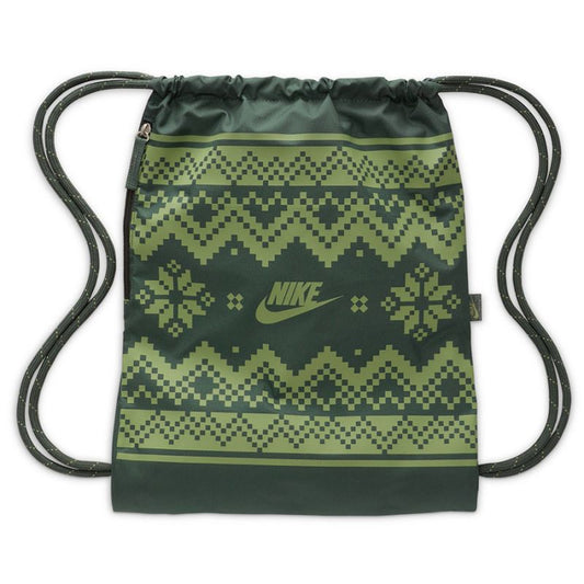 Nike Drawstring Backpack-Fair Isle FZ7287-338 Accessories/Sachets / Belts / Bags Your Sports Performance
