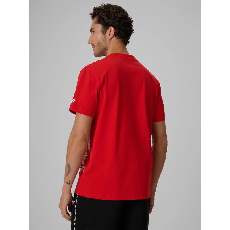 Men's cotton fan T-shirt 4F 4FRSS26TTSHM4200-62S