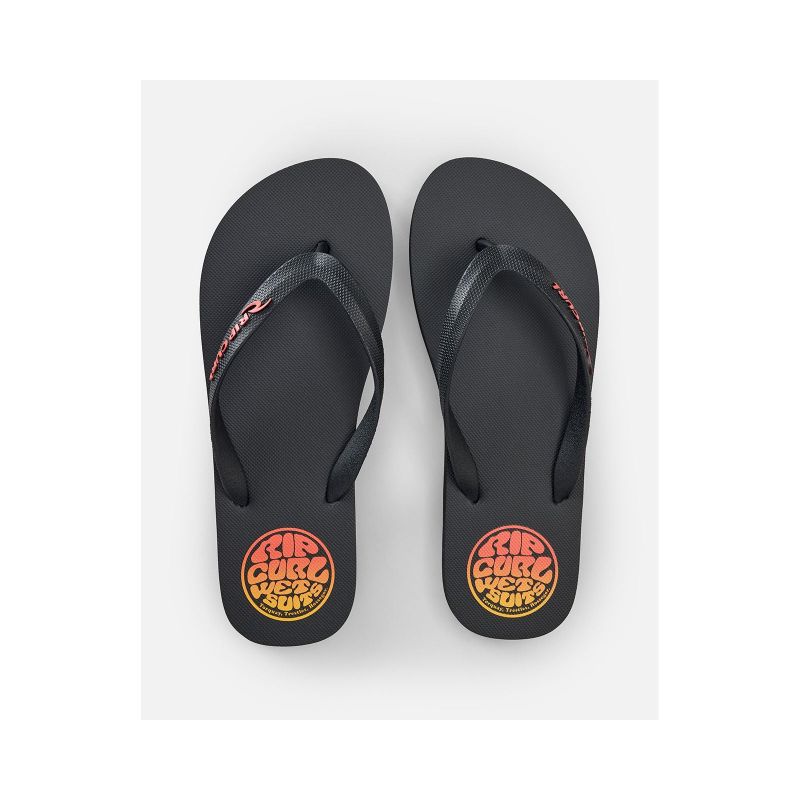 RIP CURL Icons Of Surf Bloom Open Toe Men's Flip-Flops Black