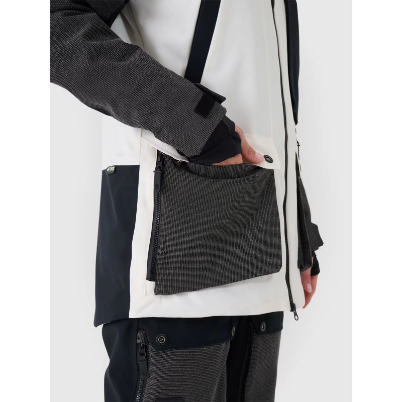 Women's 10000 membrane snowboard jacket 4F 4FWAW24TTJAF587-11S *Kategoria tymczasowa Your Sports Performance