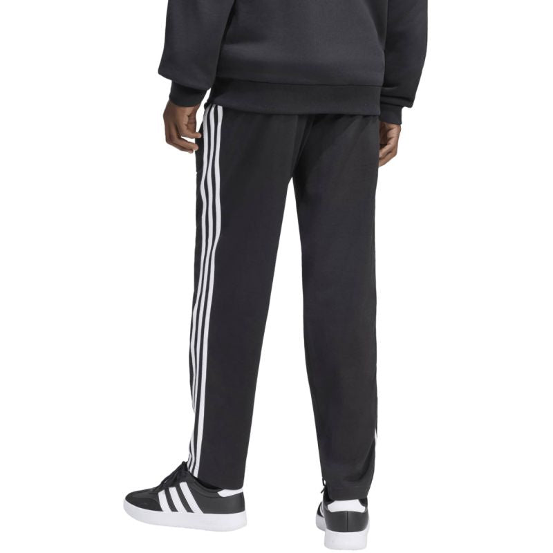 Men's adidas Essentials 3-Stripes Single Jersey Pants Black KY6611