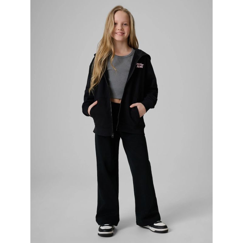 Girls' loose sweatshirt with hood 4F 4FJRSS26TSWSF2902-20S 4f
