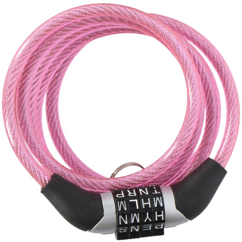 Dunlop spiral bicycle lock, combination 0.6x120 cm 1042701 Accessories/Bicycle/Akcesoria rowerowe Your Sports Performance