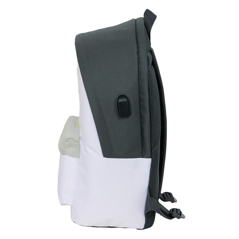Real Madrid sports backpack with USB and laptop compartment double backpack 612554820 Accessories/Plecaki/pozostałe plecaki Your Sports Performance