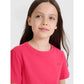 Regular plain girls' T-shirt 4F 4FJWSS25TTSHF2177-55S *Kategoria tymczasowa Your Sports Performance