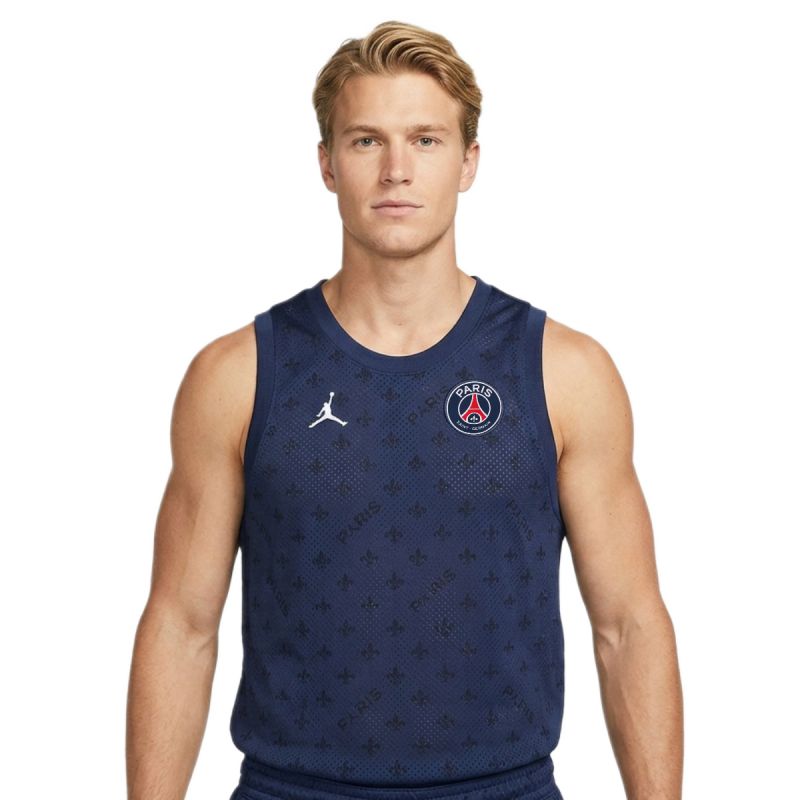 Air Jordan x Paris Saint Germain Mesh Jersey Midnight Navy/White - DB6478-410 AIR Jordan