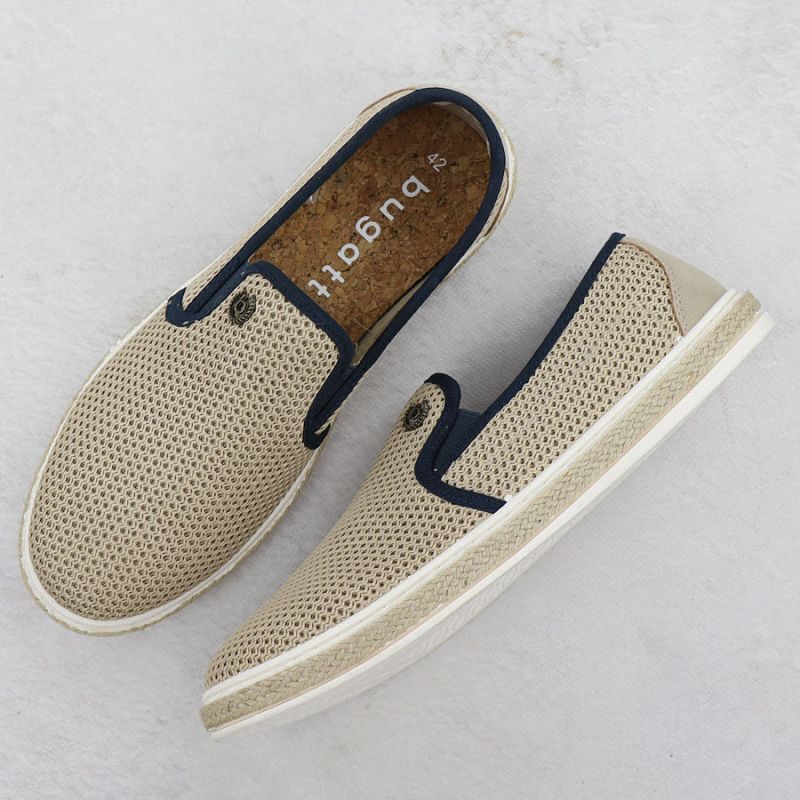 Men's slip-on espadrilles beige Bugatti 321-ASP61-6900 Footwear Your Sports Performance