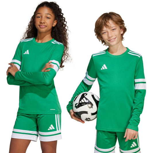 adidas Squadra 25 Long Sleeve Kids T-Shirt Green JN7491 In preparation Adidas