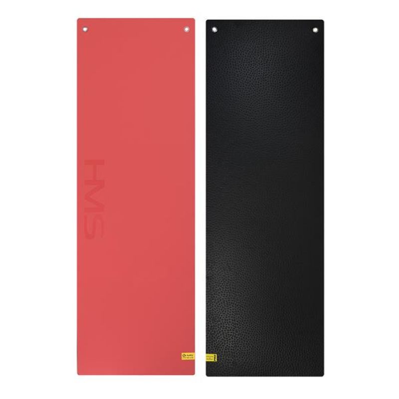 Club fitness mat with holes HMS Premium MFK03 Red-Black Accessories/Training equipment Your Sports Performance