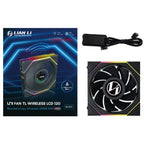 Lian Li UNI FAN TL Wireless LCD Lüfter ARGB PWM Reverse Blade 120mm fan black Chłodzenie/Chłodzenie - wentylatory Your Sports Performance