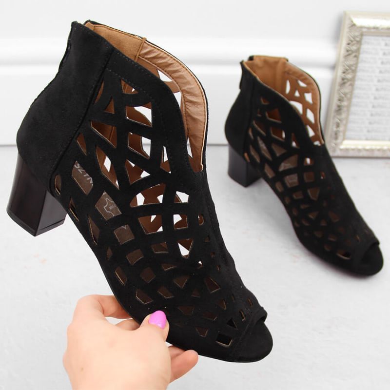 M.Daszyński W SAN32A suede ankle boots black Footwear/Lifestyle/M.Daszyński Your Sports Performance
