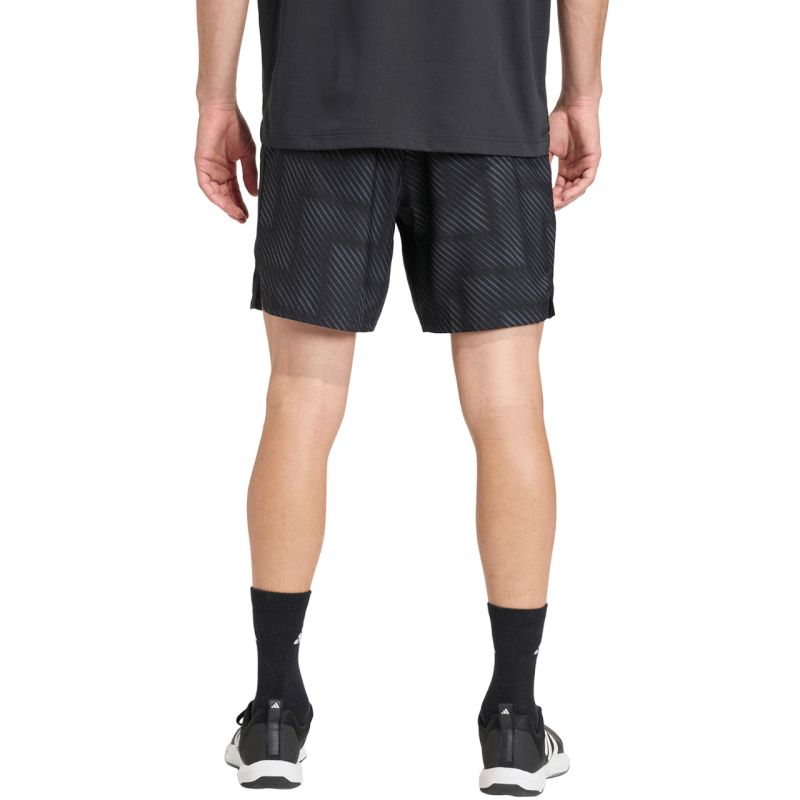 Men's adidas Tech Intensity Aop Shorts Black KB3123