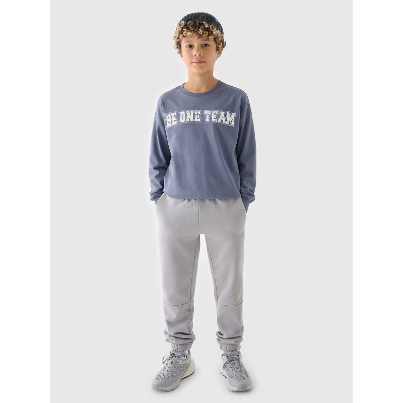 Boys' jogger sweatpants 4F Junior 4FJRAW24TTROM1175-25S *Kategoria tymczasowa Your Sports Performance