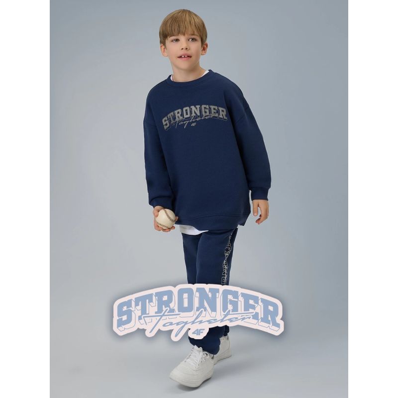 Boy's loose sweatshirt without hood 4F 4FJRSS26TSWSM2635-31S 4f