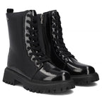 Women's patent leather ankle boots, black Filippo DBT8288