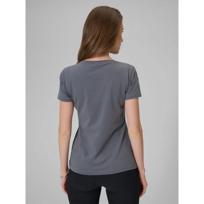 Women's slim plain T-shirt 4F 4FRSS26TTSHF3628-24S 4f