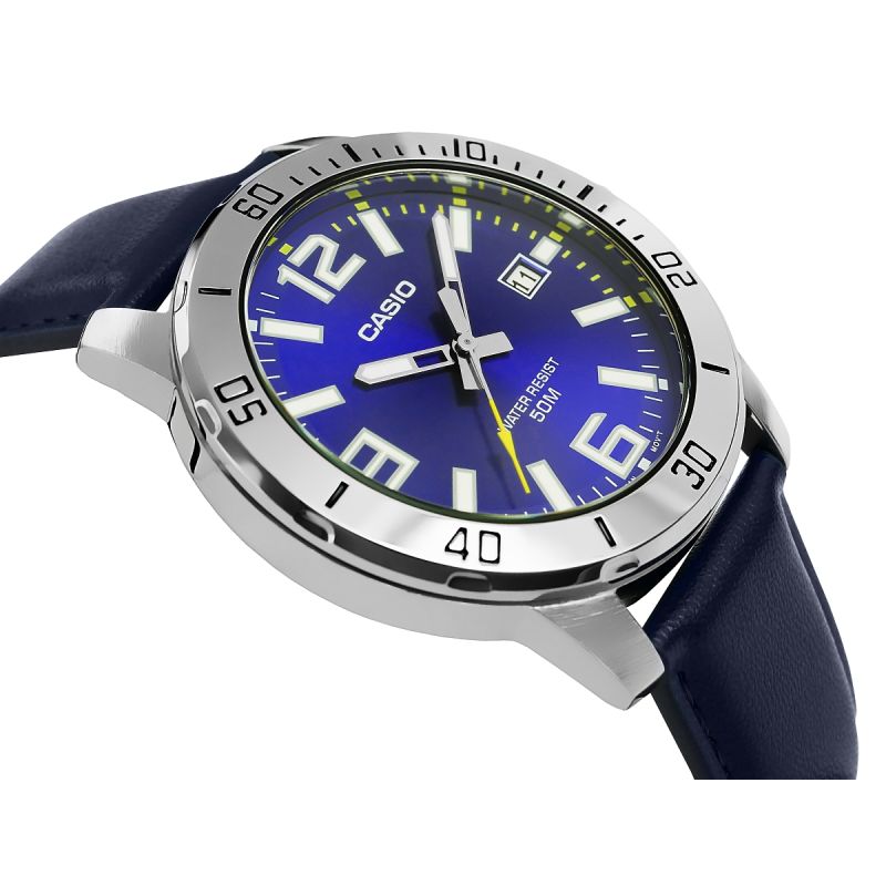 Men's Watch CASIO MTP-VD01L-2BVUDF + BOX In preparation Your Sports Performance