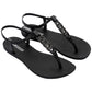 Ipanema Sandal Class women's flip-flop sandals, fashionable black, comfortable In preparation Your Sports Performance