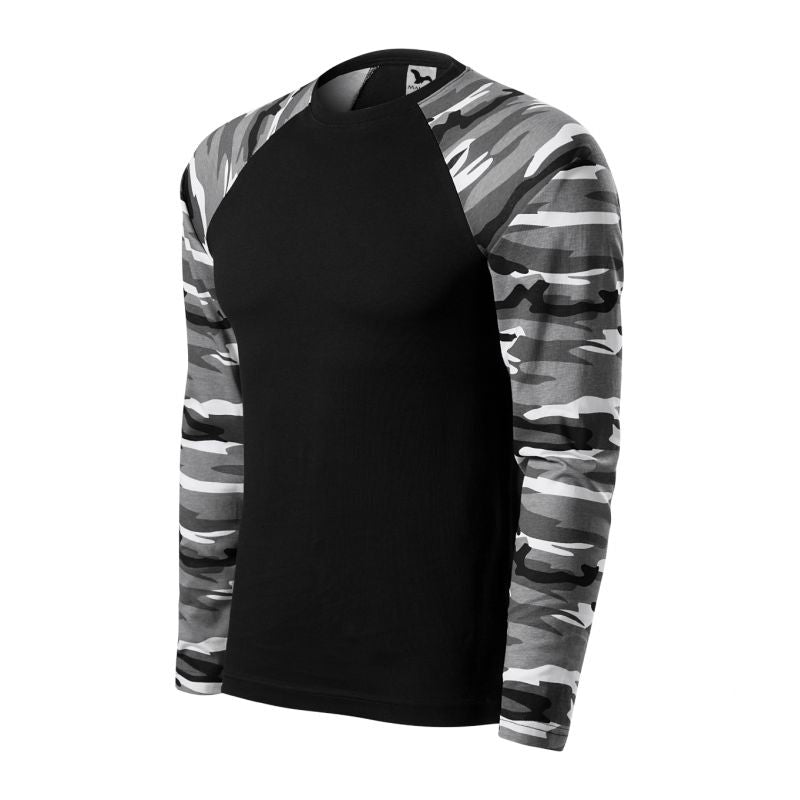 Malfini Camouflage LS M T-shirt MLI-16632 camouflage gray Clothing/Lifestyle/T-shirts/Malfini Malfini