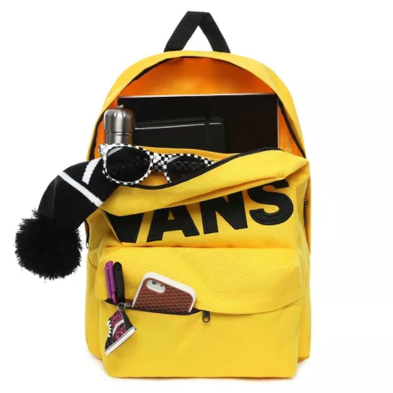 Vans Old Skool III Backpack Lemon Chrome - VN0A3I6R85W Akcesoria i sprzęt koszykarski/Torby i plecaki Your Sports Performance