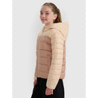 Girls' down jacket with synthetic filling 4F 4FJRAW25TDJAF0771-83S Clothing Your Sports Performance