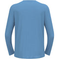 Men's ODLO Merino 200 Tourist T-Shirt Crew Neck l/s Long-Sleeve Shirt, Blue