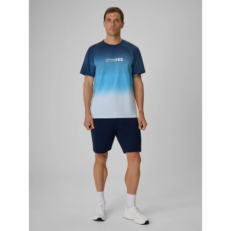 Men's regular printed T-shirt 4F 4FRSS26TTSHM3995-31S