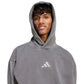 Men's adidas ALL SZN Fleece Washed Hoodie gray JL6539 In preparation Adidas