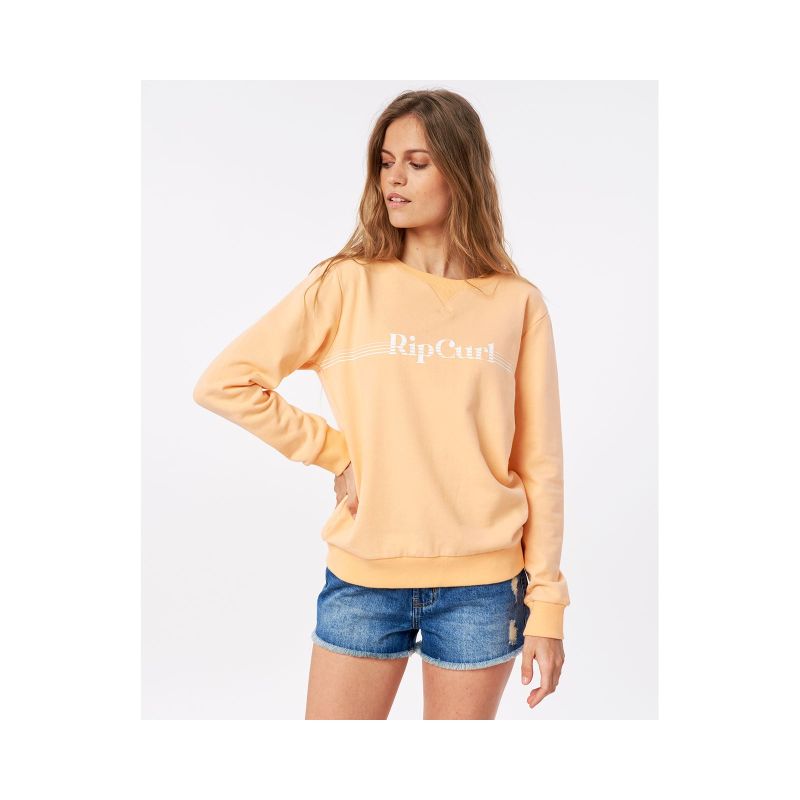 RIP CURL Re-Entry Crew Sweatshirt - Light Orange Import z PMSport Your Sports Performance