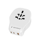 GEMBIRD UNIVERSAL TRAVEL ADAPTER 20W, WHITE Kable i adaptery/Adaptery, przejściówki Your Sports Performance