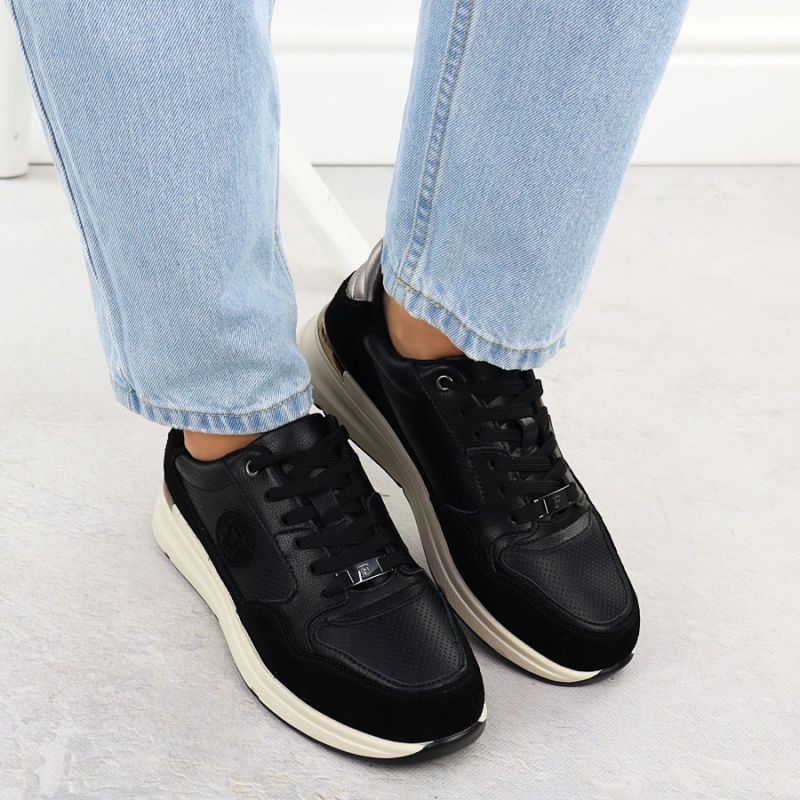 Women's black leather shoes Filippo DP7106/25 Footwear Your Sports Performance