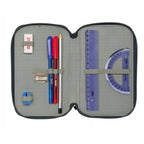 Real Madrid pencil case with equipment triple filled pencil case 37 pcs 412557857 Real Madryt