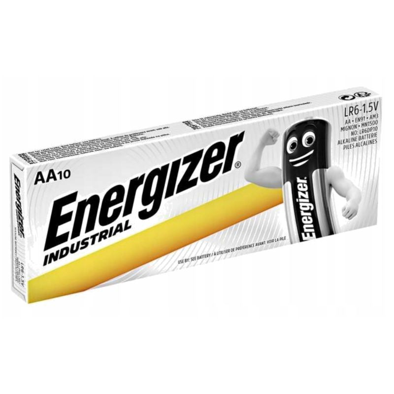 ENERGIZER BATTERY INDUSTRIAL PRO AA LR6 1.5V 10 PCS Baterie, akumulatorki i ładowarki/Baterie Your Sports Performance